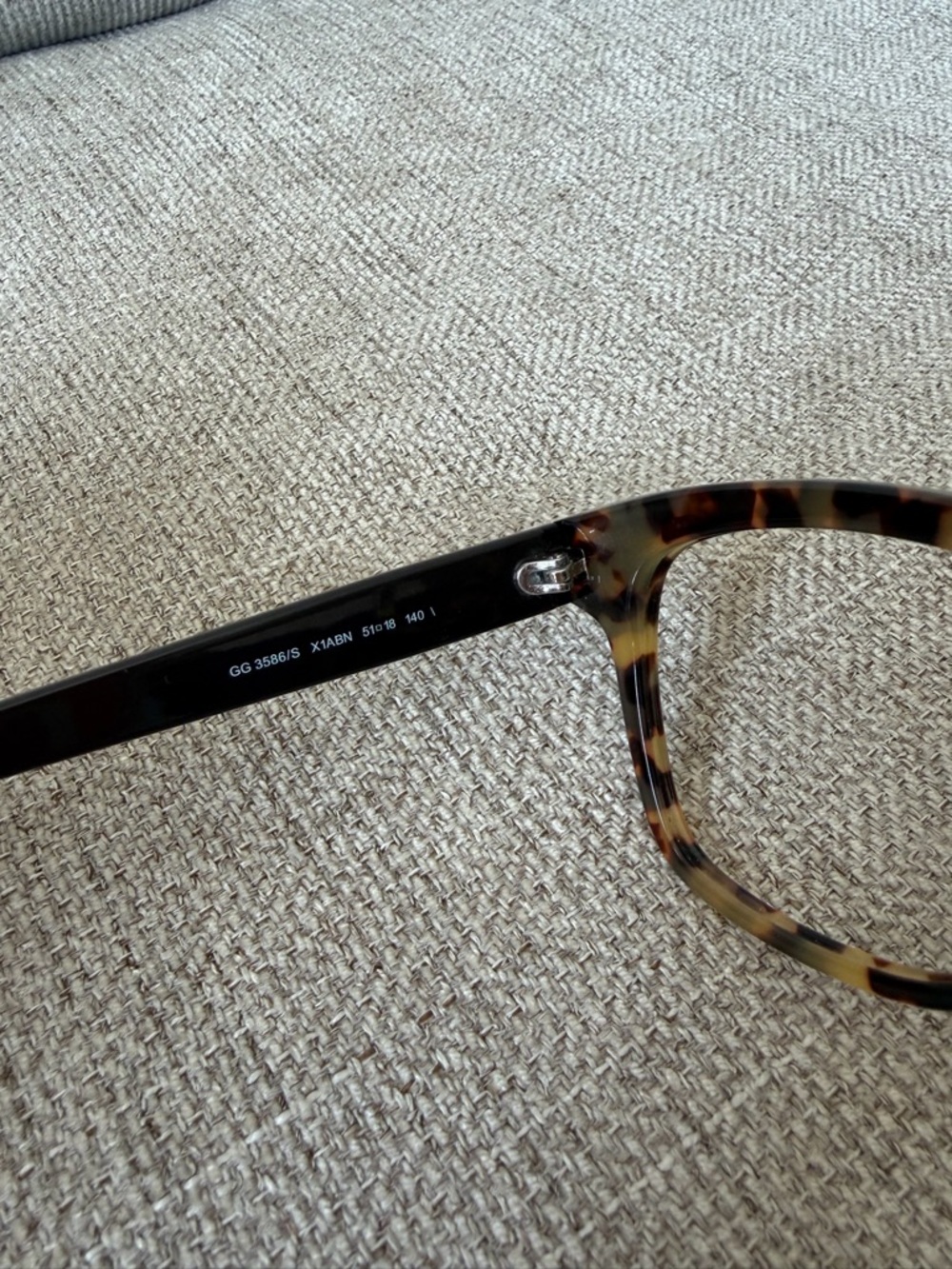 Authentic Gucci Frame GG3586/S X1ABN Tortoise Frames Brown - Picture 5 of 9